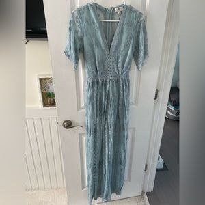Lace Maxi dress/romper